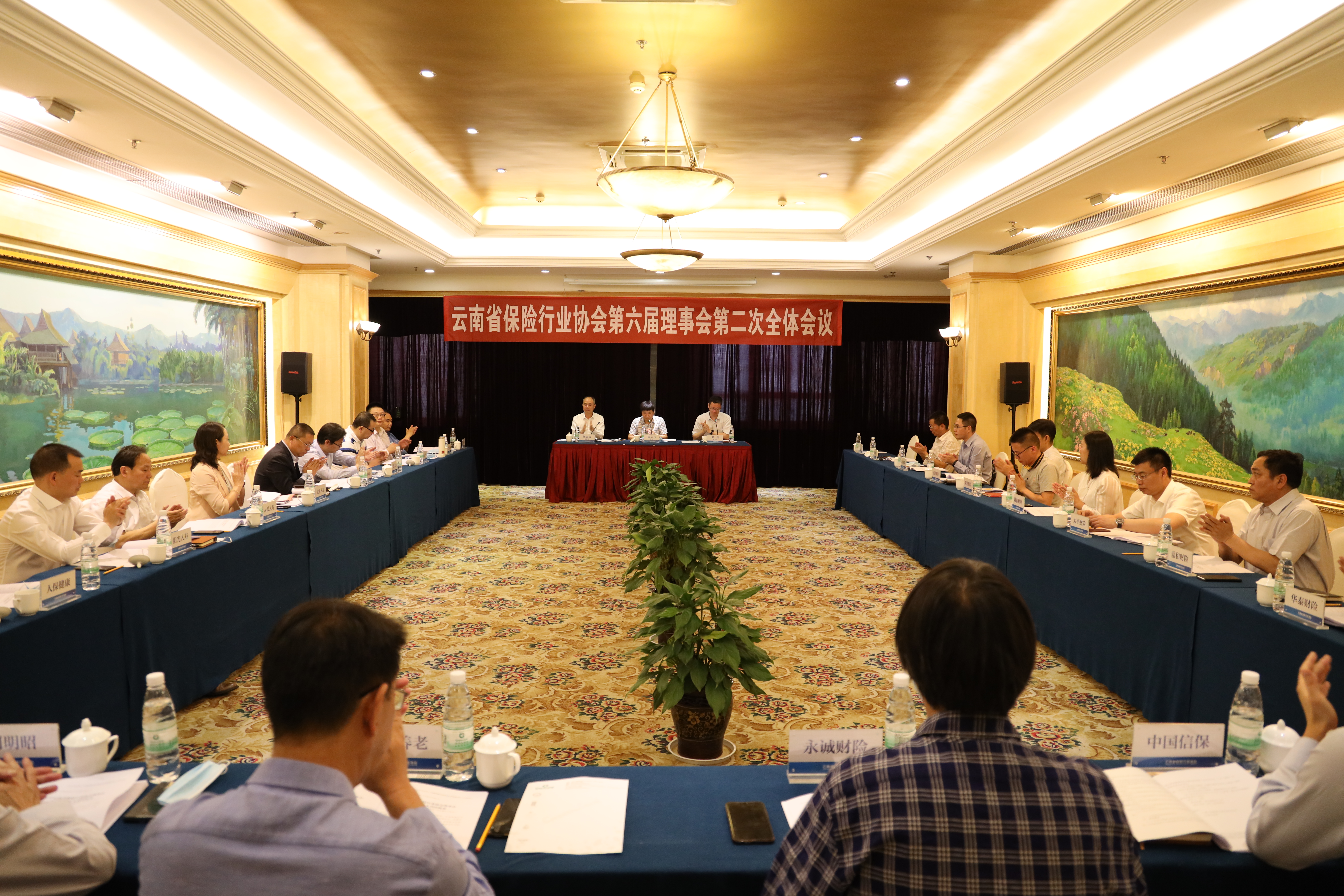 云南省保险行业协会召开第六届理事会 第二次全体会议