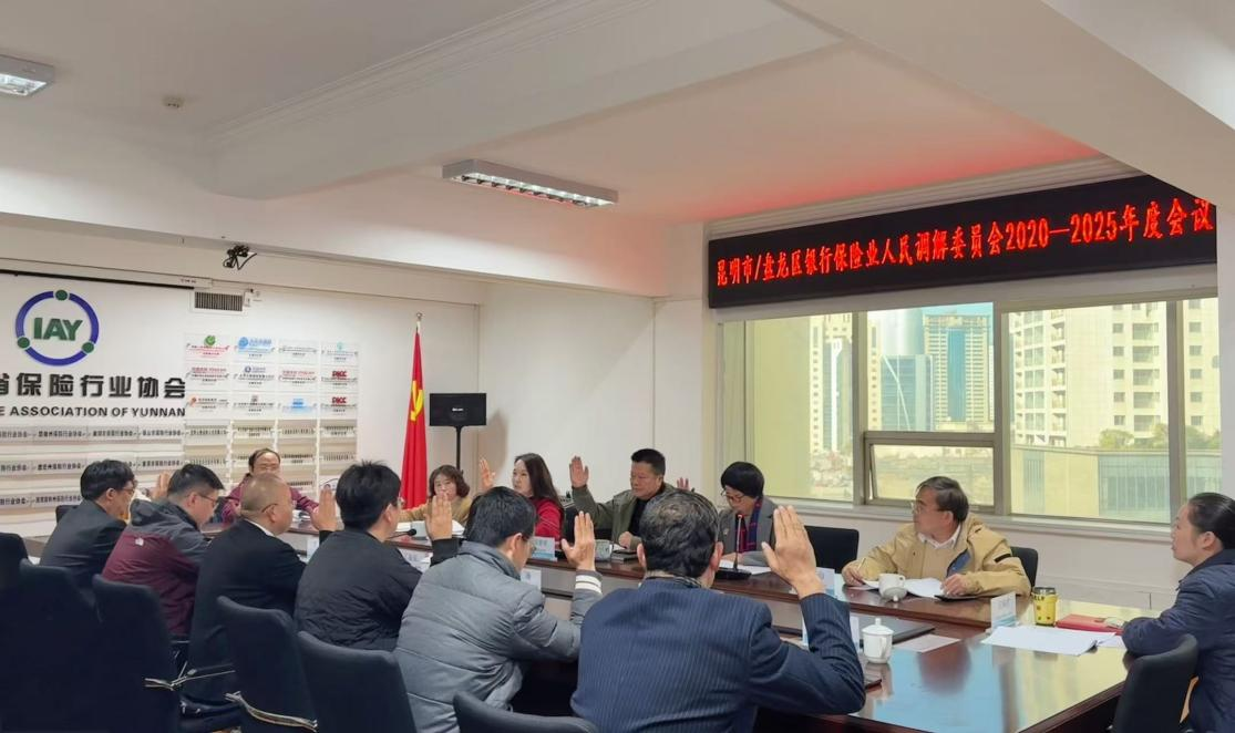 分设赋能   精准服务     ----昆明市/盘龙区银行保险业人民调解委员会召开年度会议
